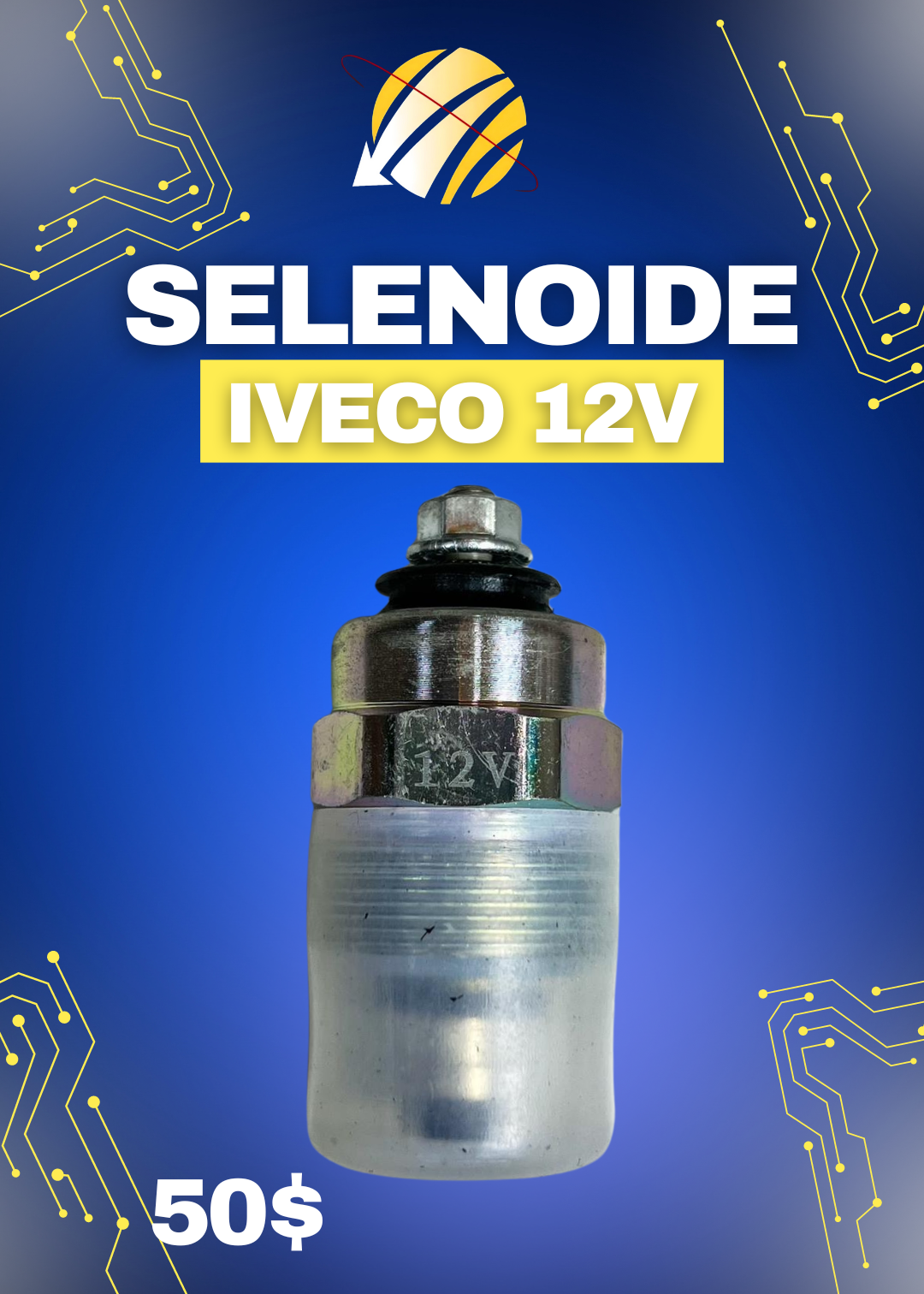 Selenoide Iveco 12v