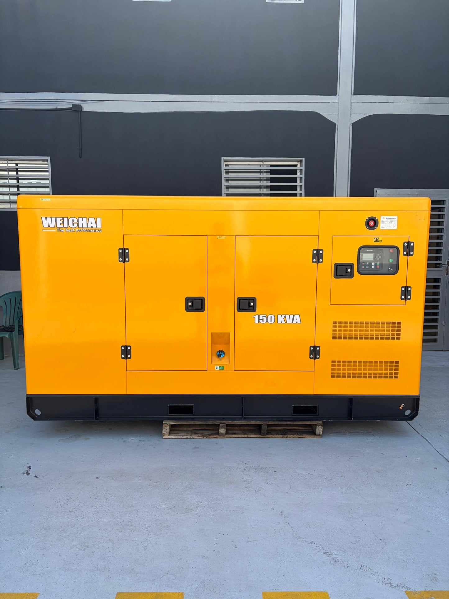 Planta eléctrica Weichai 150 kVA trifásica insonorizada Infinite Technology® - Respaldo automático Venezuela