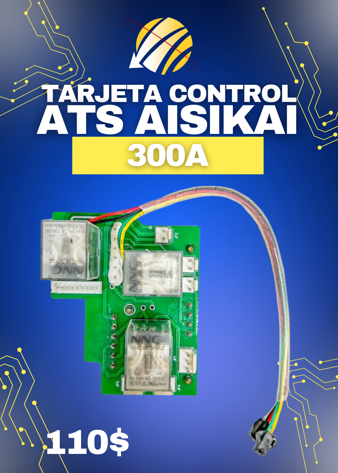 Tarjeta control ATS (300A)