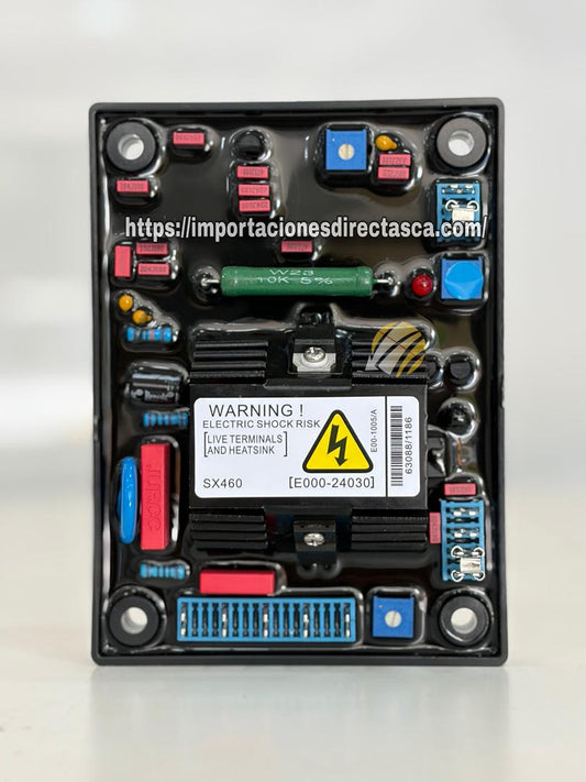 Regulador Automático de Voltaje AVR SX460 Infinite Technology® para Generadores y Plantas Eléctricas.