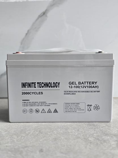 Bateria de Gel 12V 100Ah Infinite Technology - Importaciones Directas Lara Barquisimeto