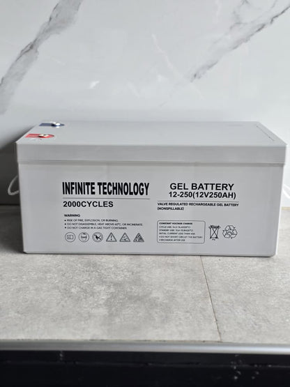 Batería de GEL 12V 250Ah – Infinite Technology® (Ciclo Profundo)