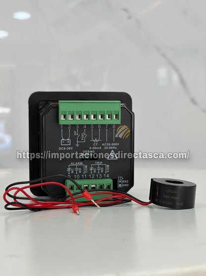 Diseño compacto y robusto del controlador de parámetros Mebay GV27VS Infinite Technology® para tableros eléctricos.
