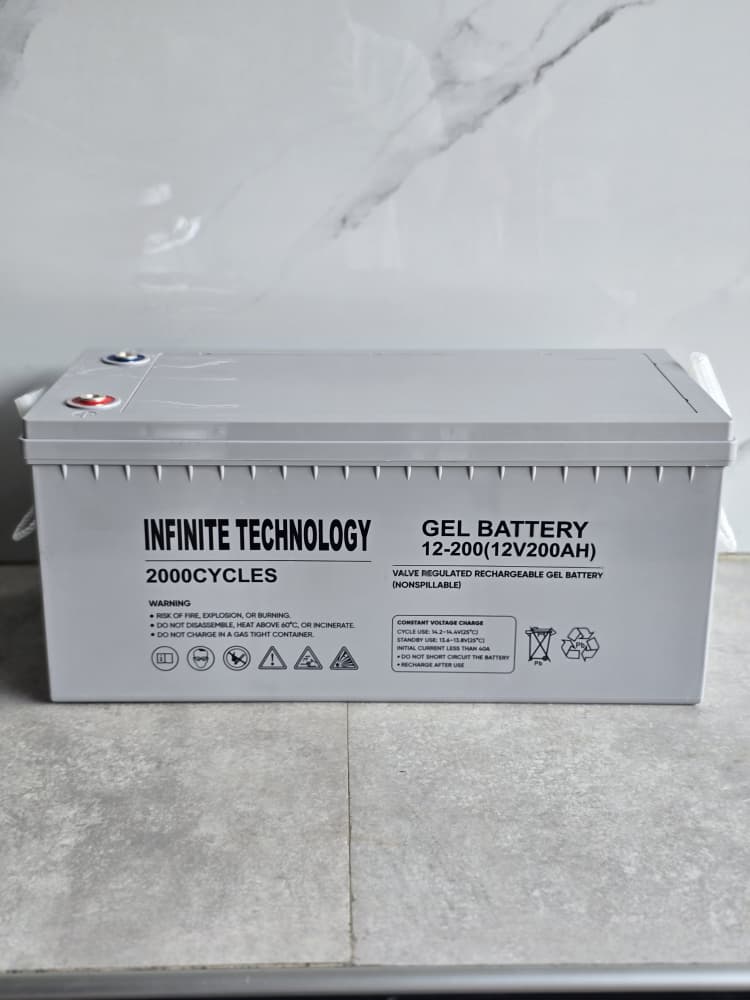 Batería de GEL 12V 200Ah – Infinite Technology® (Ciclo Profundo)